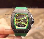 Perfect Replica Richard Mille Limited Edition Watches - RM61-01 Green Rubber Band